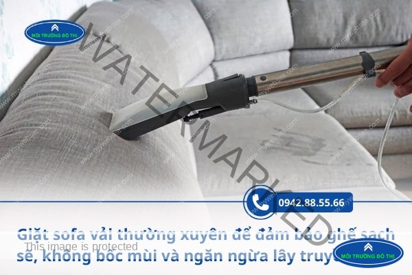 Cần thiết giặt sofa vải thường xuyên