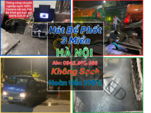 hút bể phốt tại hà nội